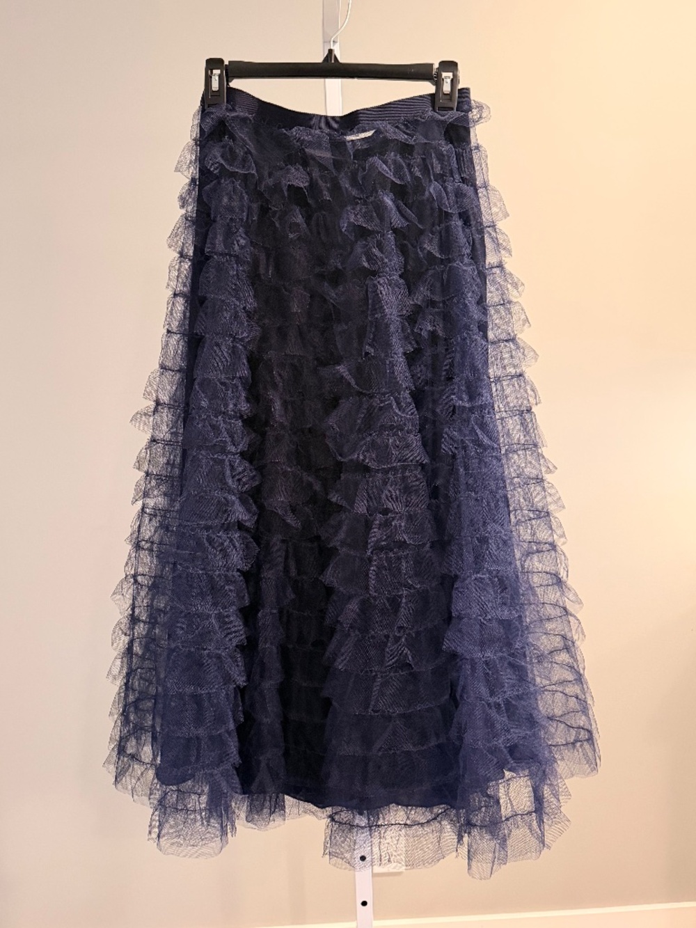 CHRISTIAN DIOR Gorgeous Tiered Tulle RTW Layered Maxi Skirt Sz 40 NWT $6,100